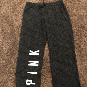 Pink sweat pants
